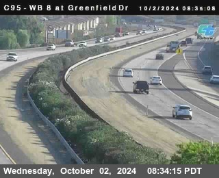 WB 8 at Greenfield Street