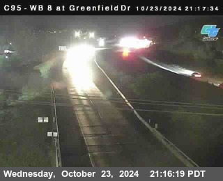 WB 8 at Greenfield Street