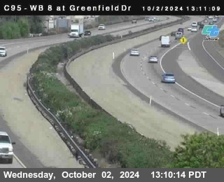 WB 8 at Greenfield Street