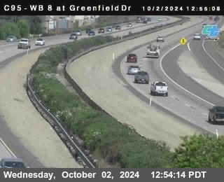 WB 8 at Greenfield Street