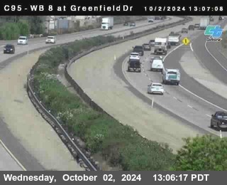 WB 8 at Greenfield Street