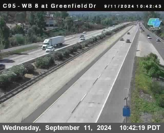 WB 8 at Greenfield Street