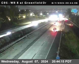 WB 8 at Greenfield Street