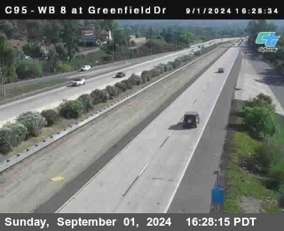 WB 8 at Greenfield Street