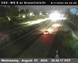 WB 8 at Greenfield Street