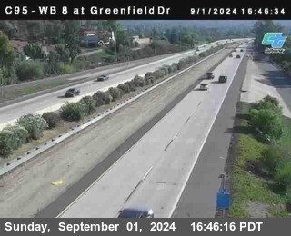 WB 8 at Greenfield Street