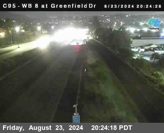 WB 8 at Greenfield Street