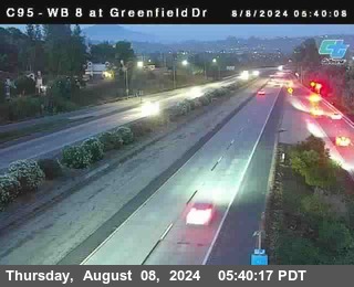 WB 8 at Greenfield Street