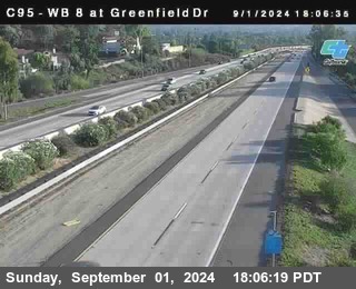 WB 8 at Greenfield Street