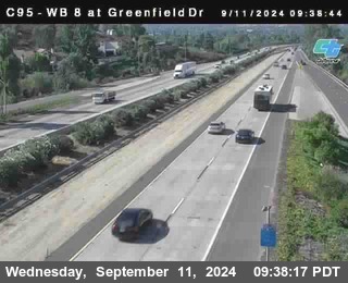 WB 8 at Greenfield Street