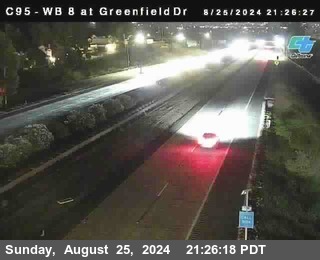 WB 8 at Greenfield Street