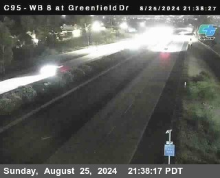 WB 8 at Greenfield Street