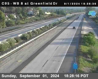 WB 8 at Greenfield Street