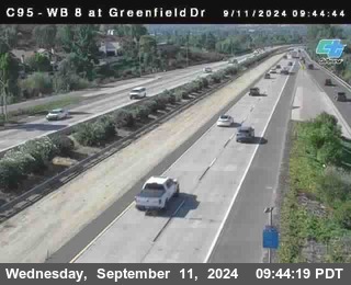 WB 8 at Greenfield Street