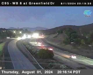 WB 8 at Greenfield Street