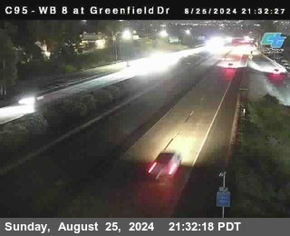 WB 8 at Greenfield Street