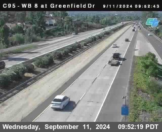 WB 8 at Greenfield Street