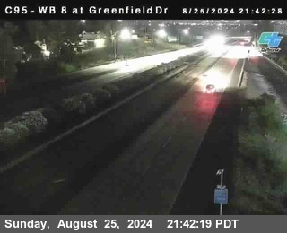 WB 8 at Greenfield Street