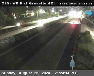 WB 8 at Greenfield Street