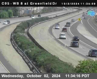 WB 8 at Greenfield Street