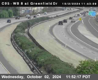 WB 8 at Greenfield Street