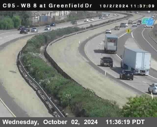 WB 8 at Greenfield Street