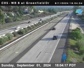 WB 8 at Greenfield Street