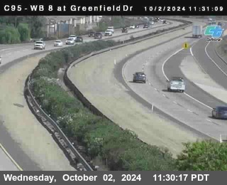 WB 8 at Greenfield Street