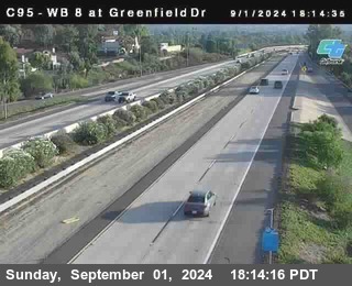 WB 8 at Greenfield Street