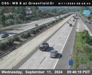 WB 8 at Greenfield Street