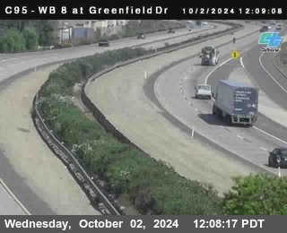 WB 8 at Greenfield Street