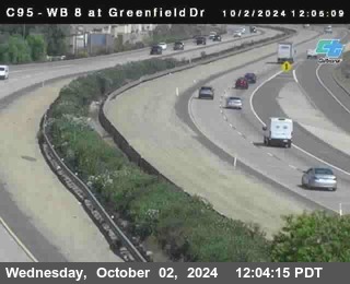 WB 8 at Greenfield Street