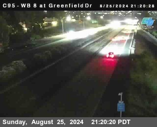 WB 8 at Greenfield Street