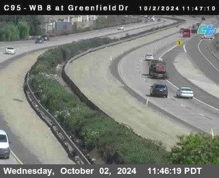 WB 8 at Greenfield Street