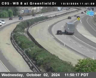 WB 8 at Greenfield Street