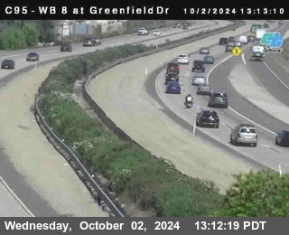 WB 8 at Greenfield Street