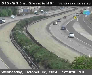 WB 8 at Greenfield Street