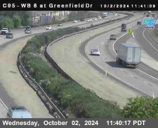 WB 8 at Greenfield Street