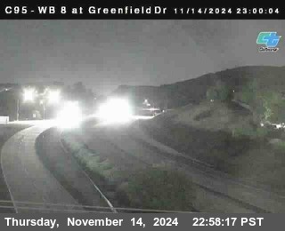 WB 8 at Greenfield Street