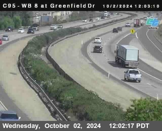 WB 8 at Greenfield Street