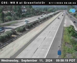 WB 8 at Greenfield Street