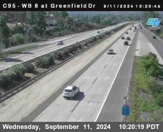 WB 8 at Greenfield Street