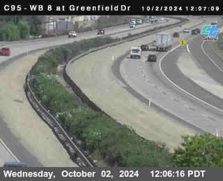 WB 8 at Greenfield Street