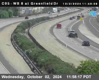 WB 8 at Greenfield Street