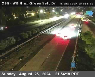 WB 8 at Greenfield Street