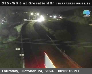 WB 8 at Greenfield Street