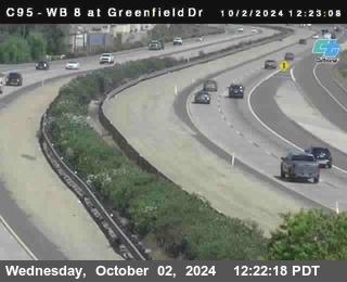 WB 8 at Greenfield Street