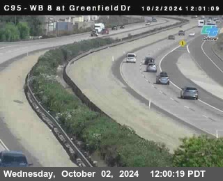 WB 8 at Greenfield Street