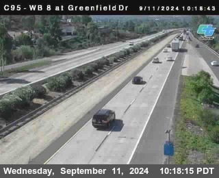 WB 8 at Greenfield Street