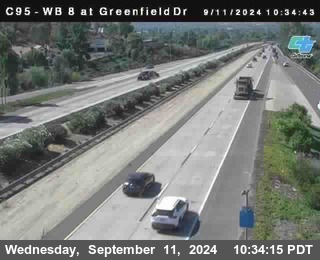 WB 8 at Greenfield Street